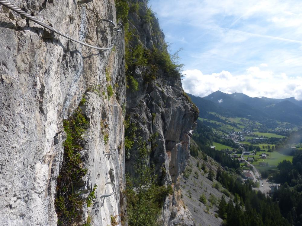 Saix de Miolène, belle traversée dans le tronçon du Chamois