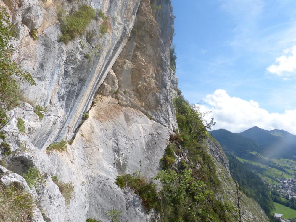 La traversée des poupées dans le tronçon du Bouquetin (Saix de Moliène)