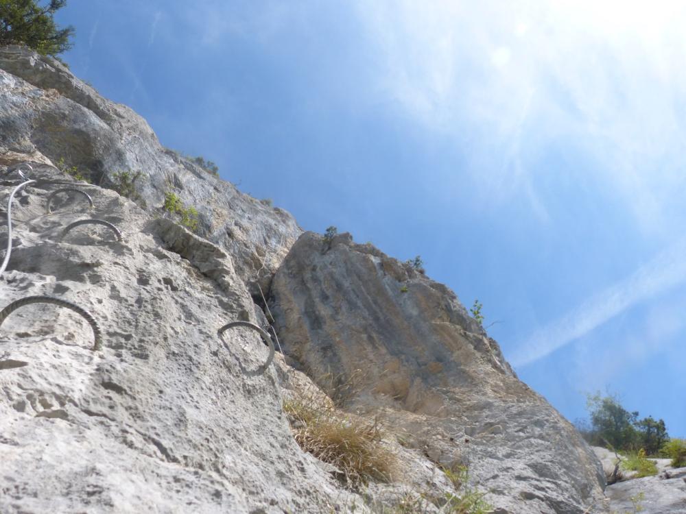 Petite verticale juste après la traversée des poupées aux Saix de Moliène