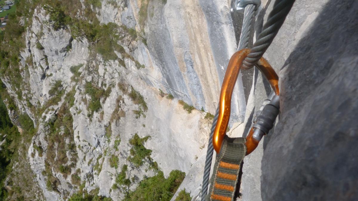 Via ferrata des Saix de Miolène    La Chapelle d' Abondance