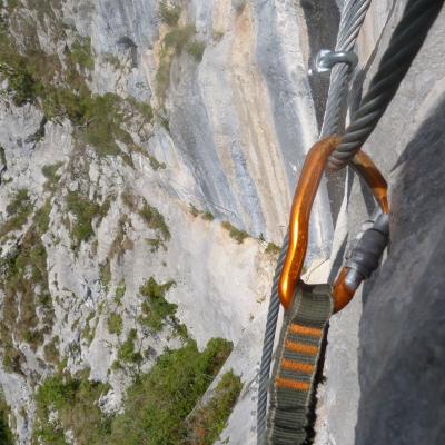 Tronçon du Bouquetin (Saix de Moliène), juste au dessus de la traversée des poupées