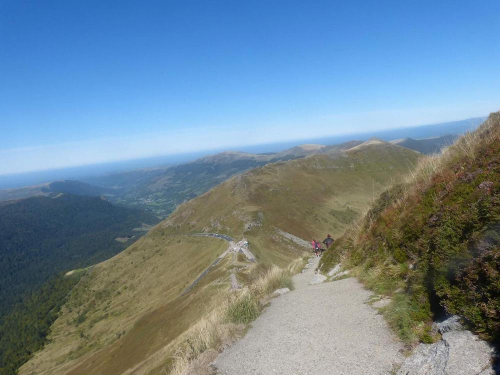 Descente du Puy Mary côté Pas de Peyrol