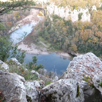 Le chassézac depuis la corniche