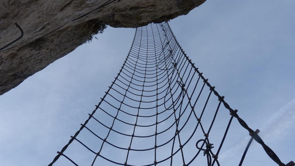 via ferrata rénovée du Boffi (2015)   Millau   Aveyron