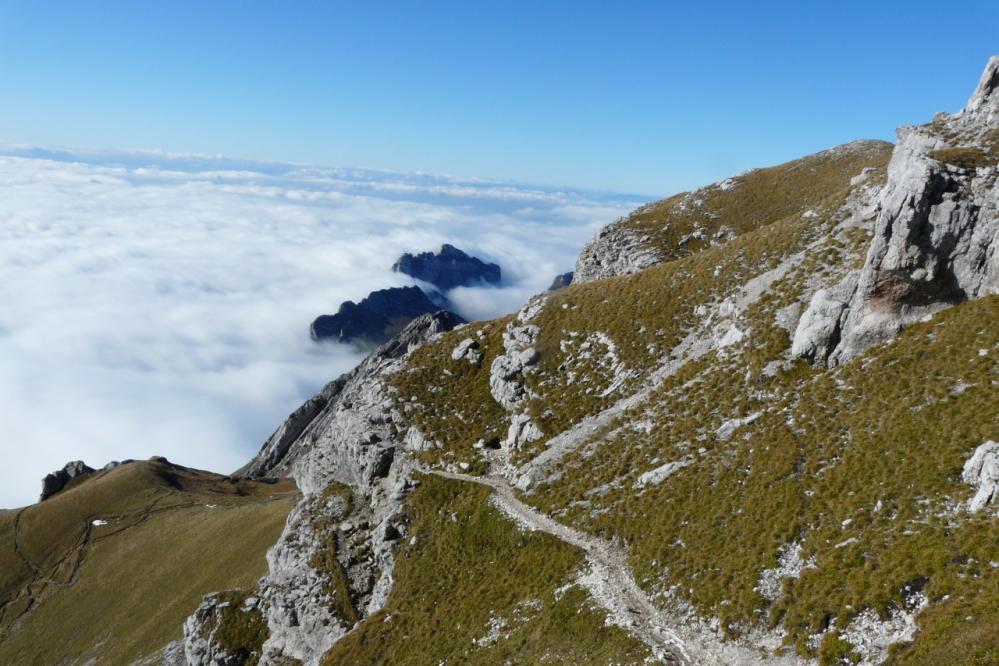 arrivée au dessus de la barre rocheuse