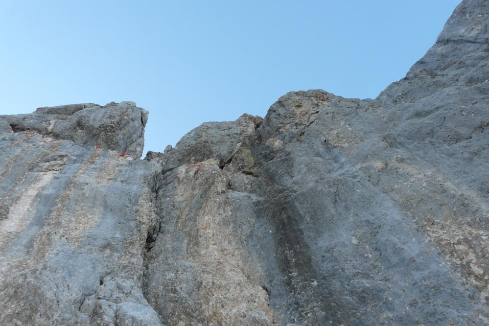 La Tournette -le départ possible du rappel