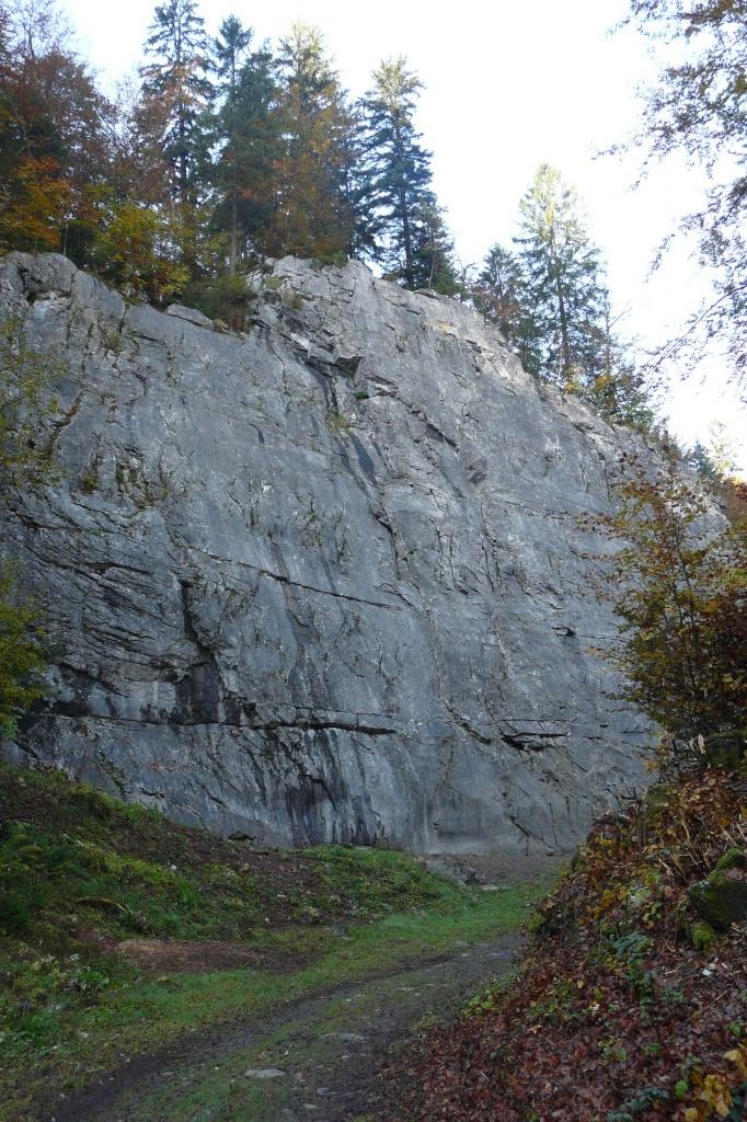 école d' escalade prés des gorges dela Tine.Belles voies,beau rappel à faire!