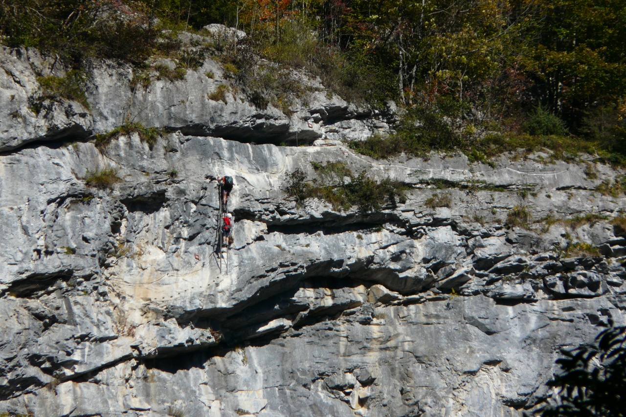 Via ferrata du Mont à Sixt