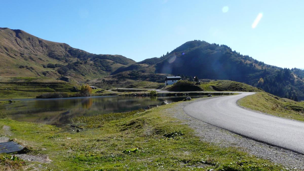 Le col de Joux Plane à vélo  Haute Savoie       Samoëns