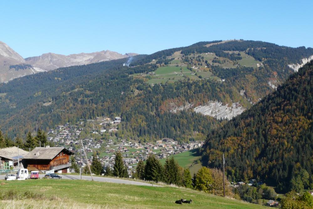 la descente sur Morzine