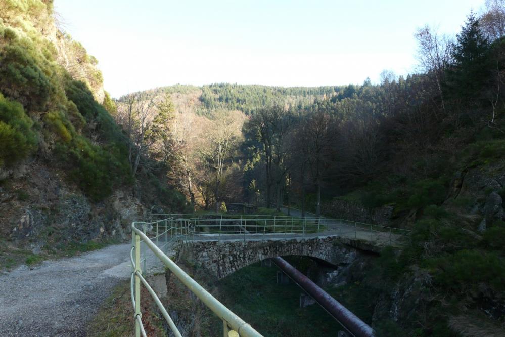 barrage de Planfoy, la conduite forcée