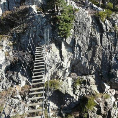 Le pont de la reboule qui précède la sortie (via des juscles)