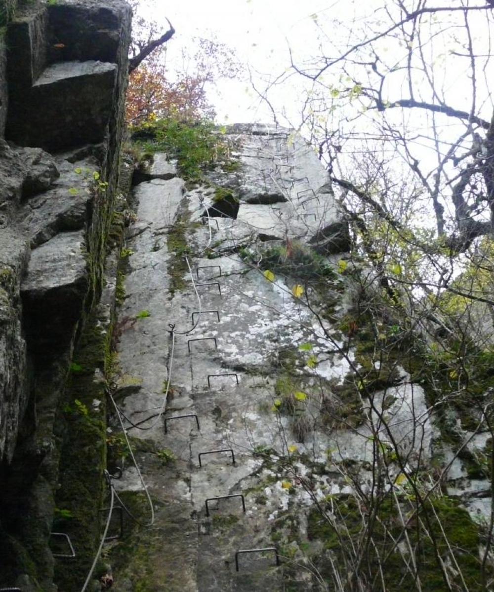 Encore un beau mur vertical (via des bois de Balthuergue)