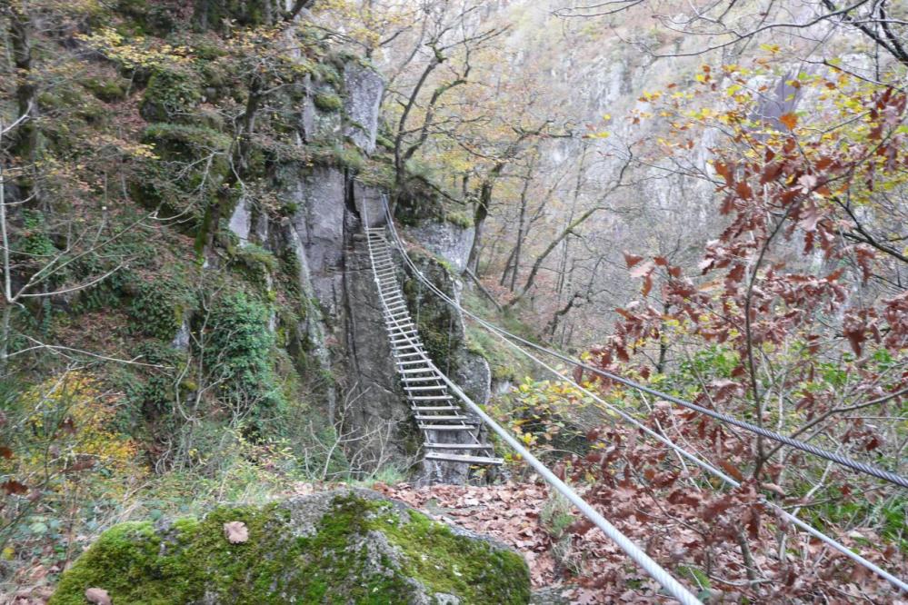 Le pont du Frisson (Ste geneviève sur Argence)