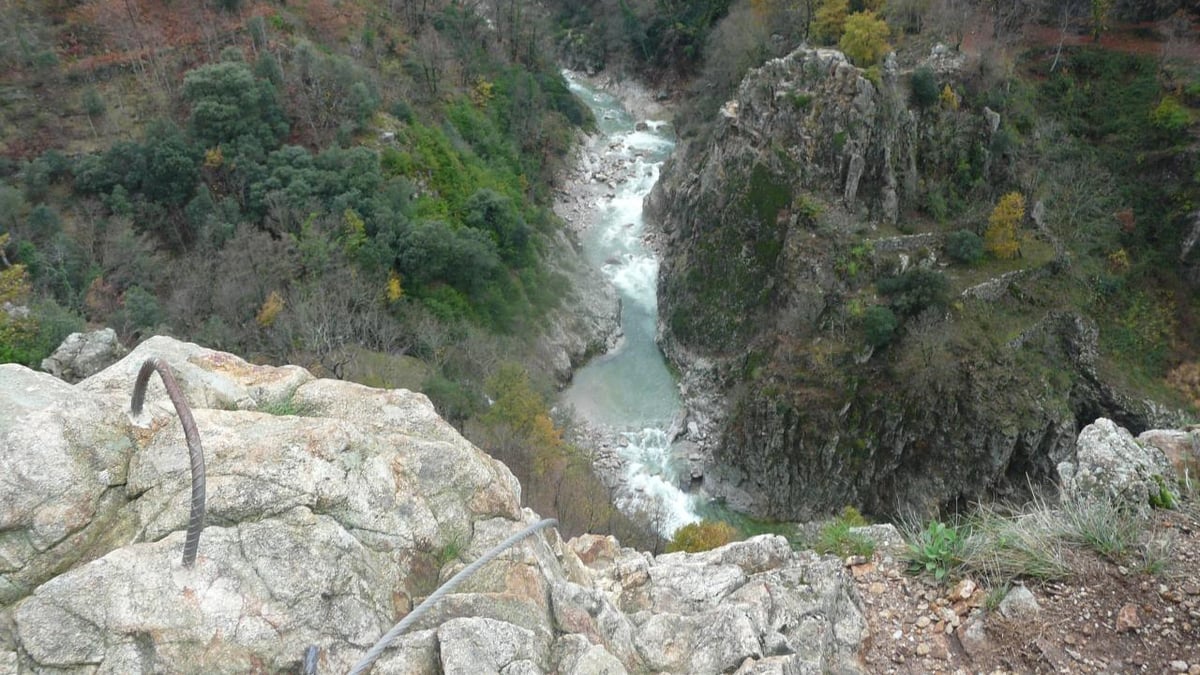 Via de Thueyts - la sortie de la via au belvèdère