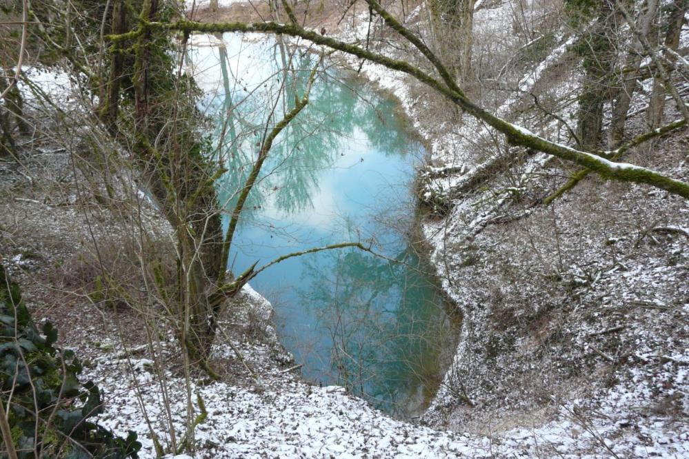 la deuille de Crézilles vue de dessus