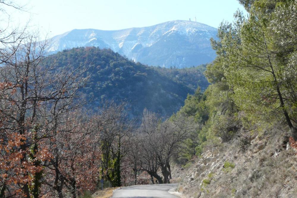 col de Fontaube, Ventoux en vue