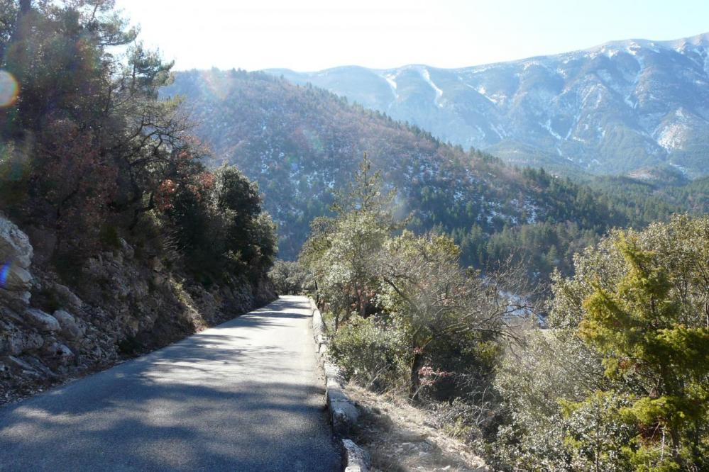 Dans la descente de Brantes