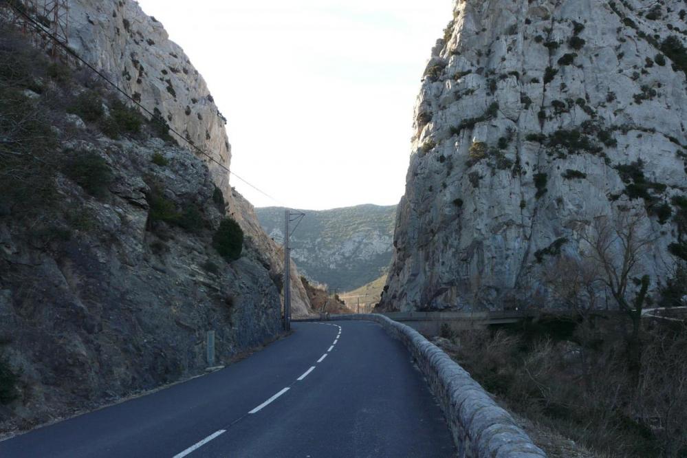 la Clue du Fou aprés St Paul de Fenouillet