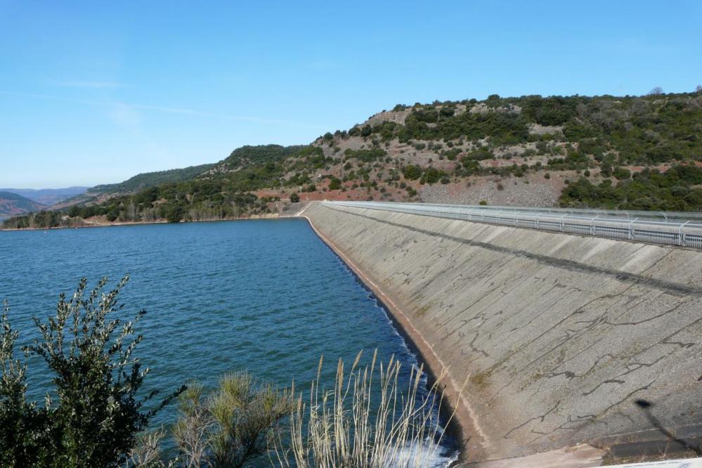 le barrage du Salagou