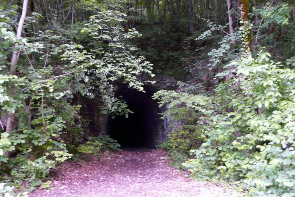 Retour dans le premier tunnel (Nantuy/Chabarotte)