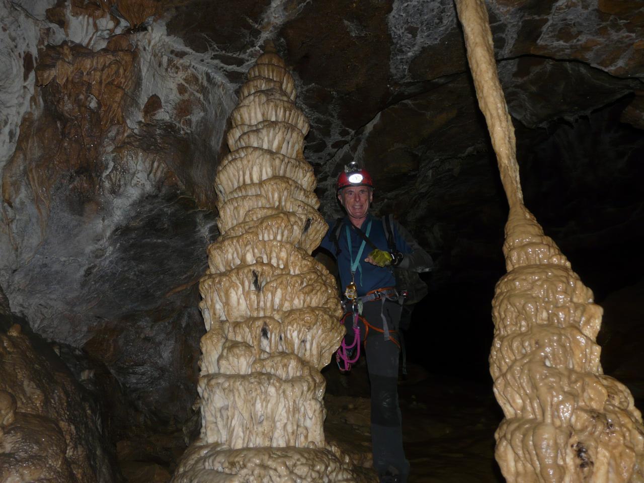 La grotte de la Doria depuis Lovetaz (St Jean d'Arvey)