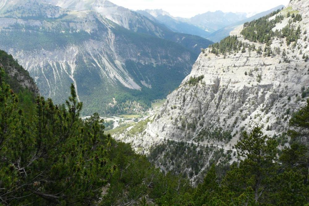 La piste rive droite qui monte de Plampinet