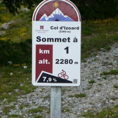 le col de l'Izoard se termine