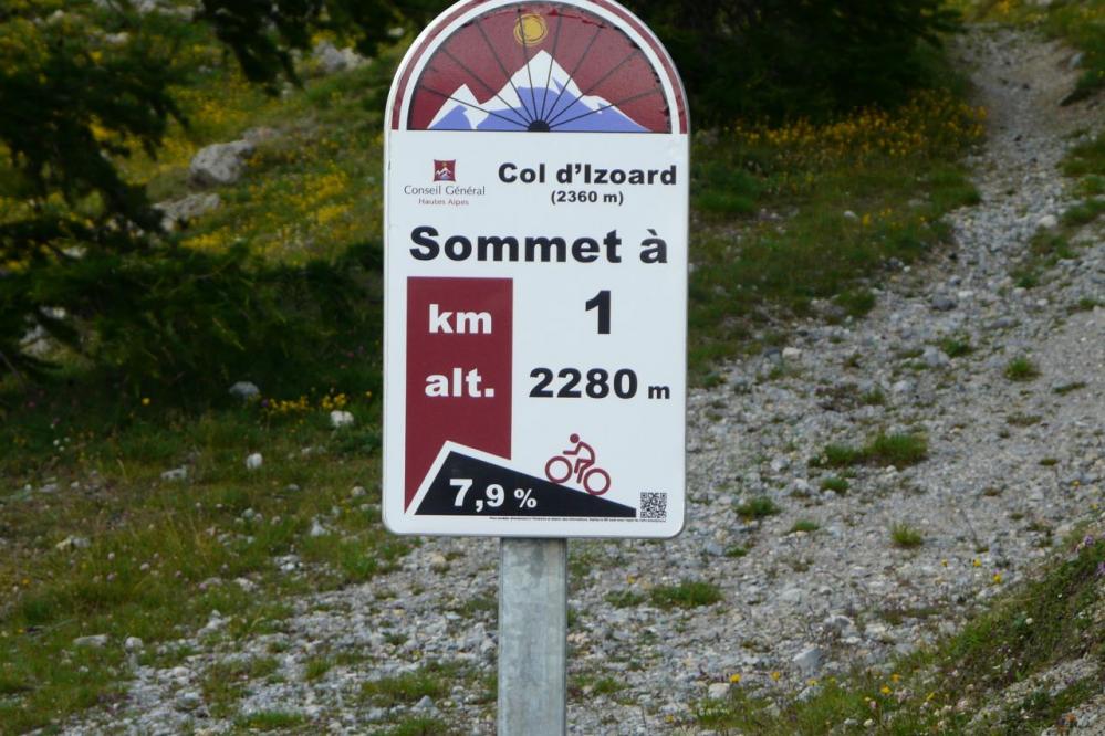 le col de l'Izoard se termine