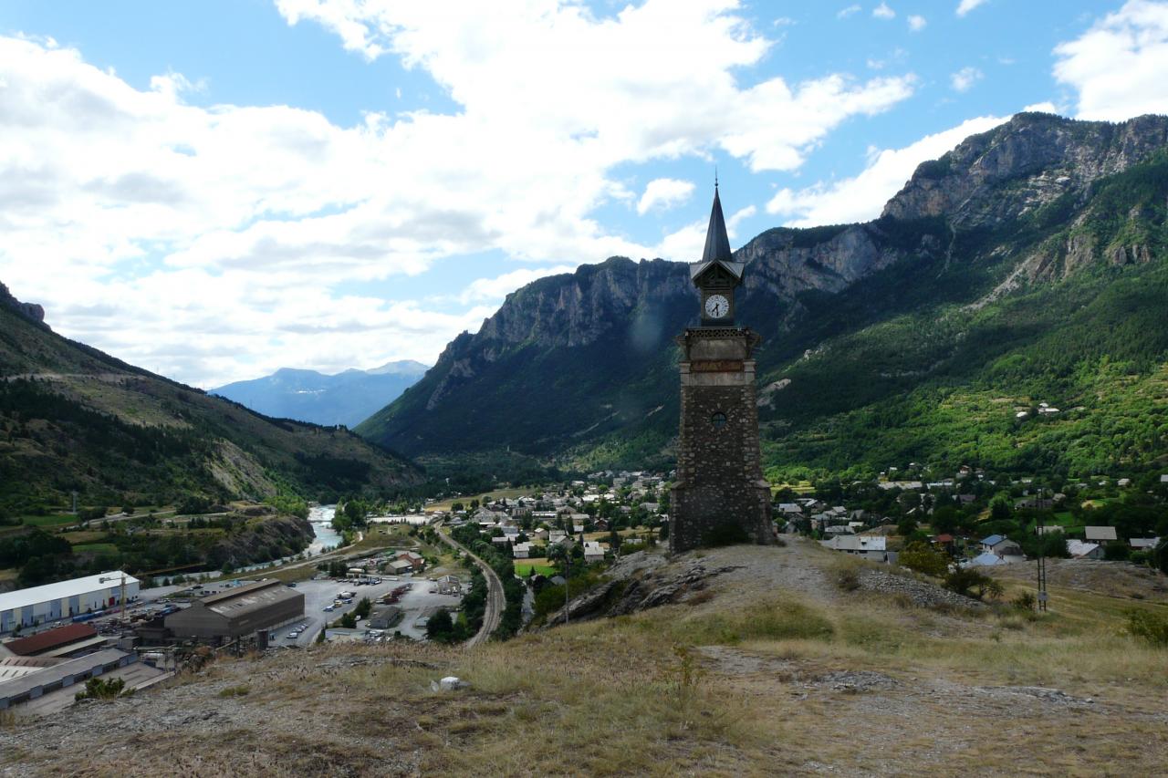 vue du sommet de la via de l'Horloge