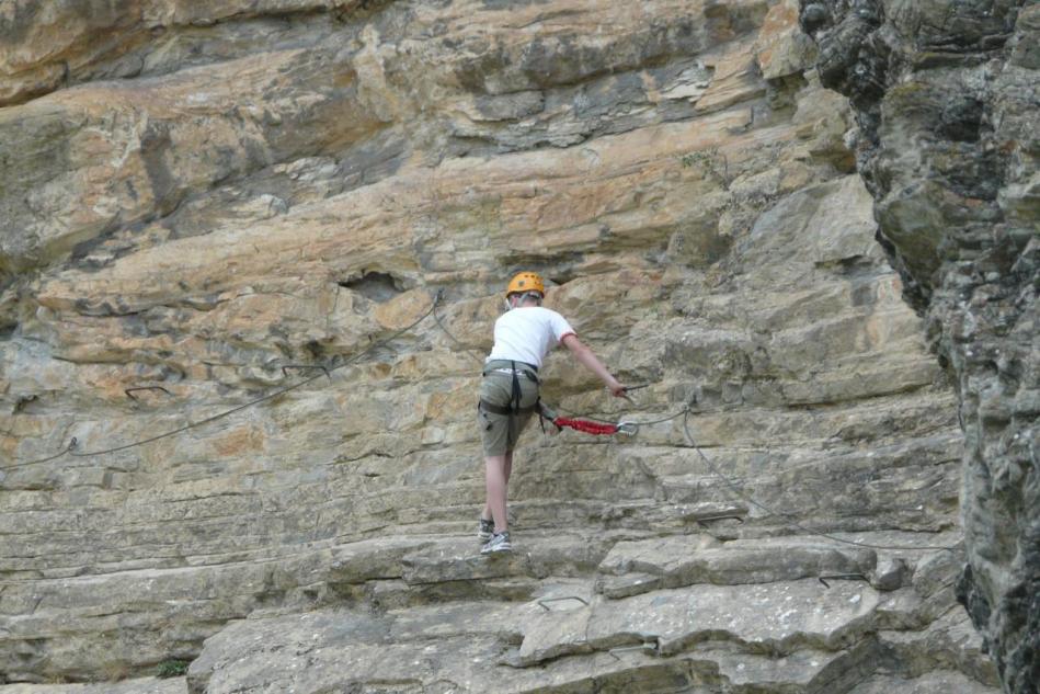 via des gorges de la Durance - parcours d'initiation