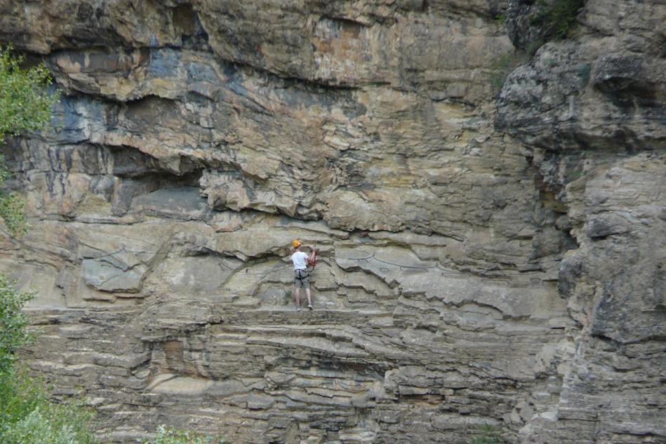 via ferrata des gorges de la Durance