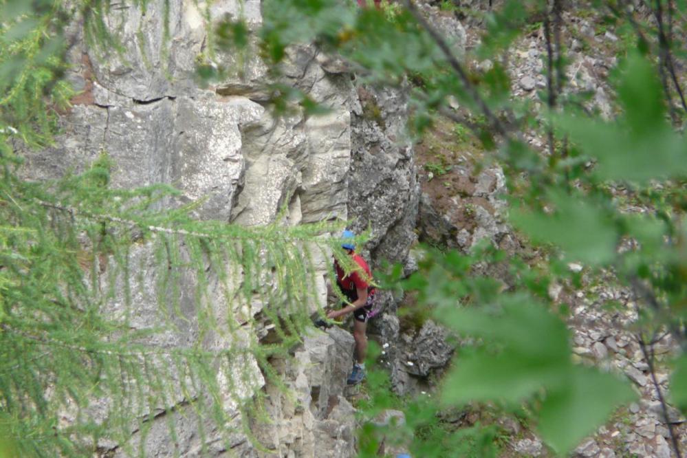 dans le mur