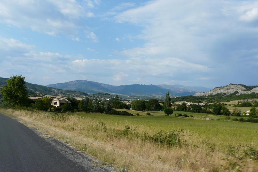 en direction de Sisteron, retour vers Noyers sur Jabron