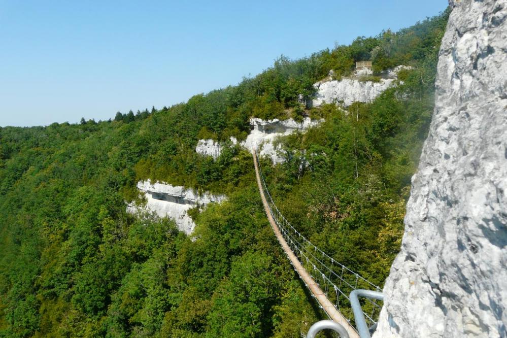 passerelle de la via du regardoir à Moirans