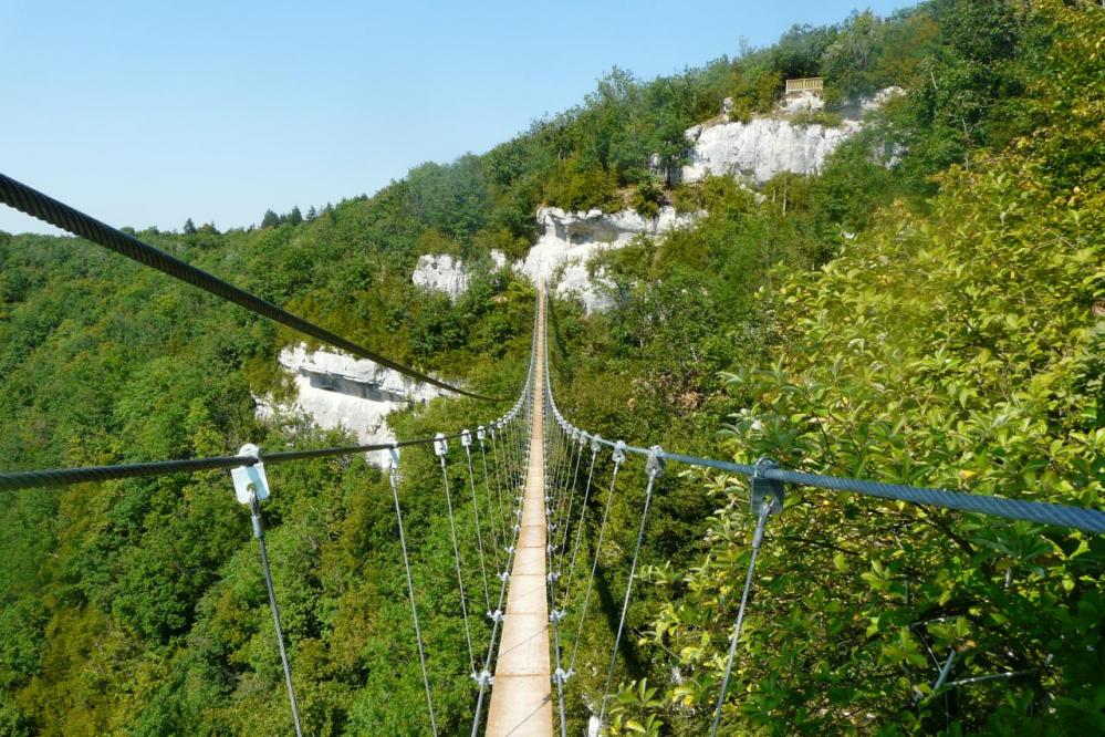 passerelle de la via du regardoir à Moirans