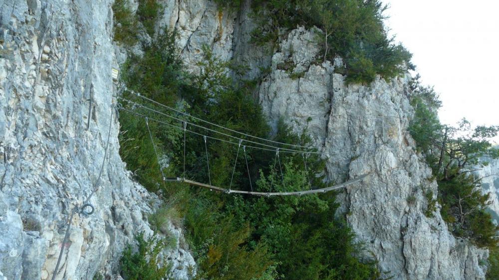 la passerelle de la via d' Hostias