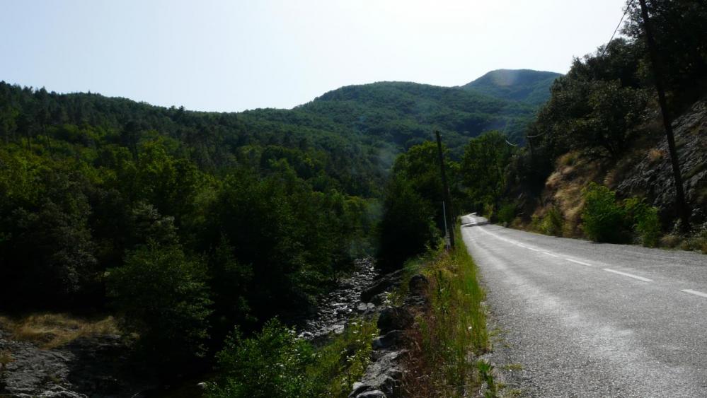 au cours de la descente du Meyrand