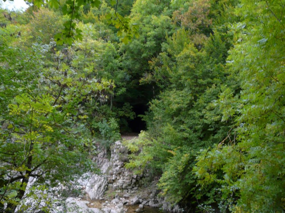 le premier tunnel du train fantôme