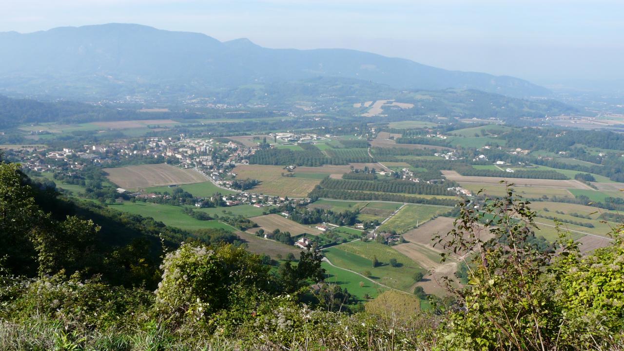 descente sur St Laurent en Royans