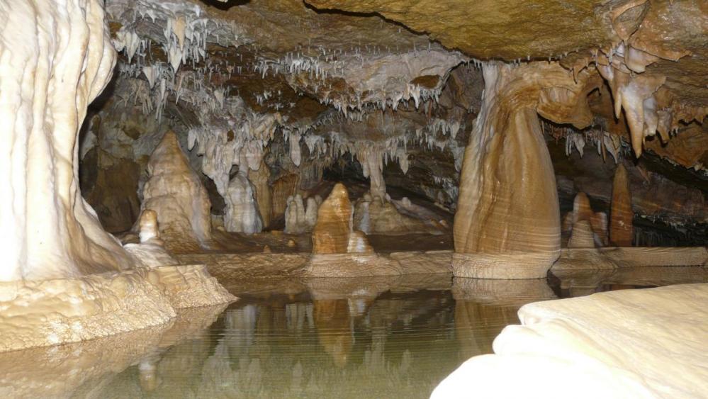 moment magique ! grotte de Bouleyre !