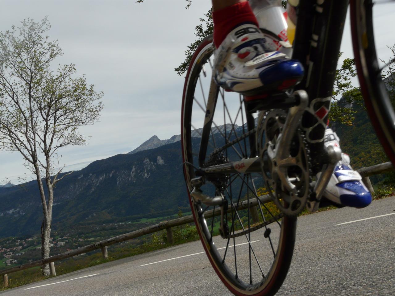 image furtive qui donne bien la pente ! col de Carri (Vercors)