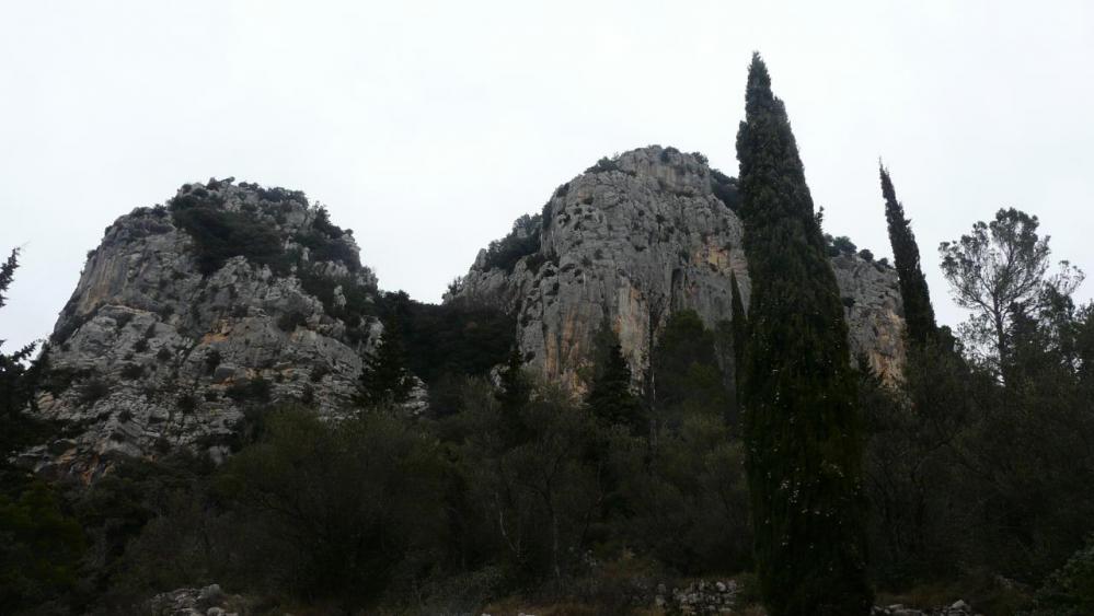 Site de la via ferrata du Thaurac (Hérault)