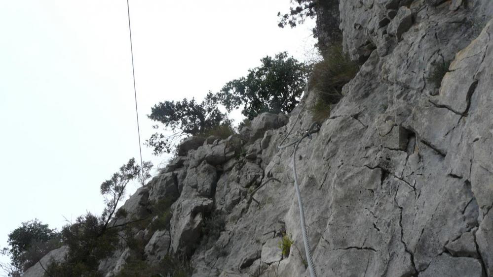 la tyrolienne de la via du Thaurac