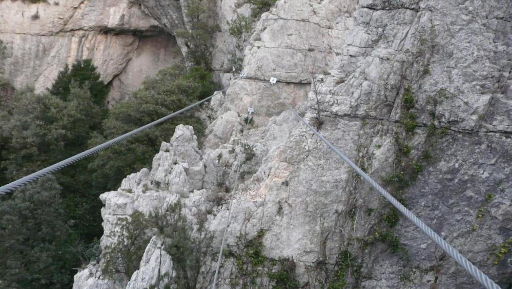 second pont de singe via du Thaurac