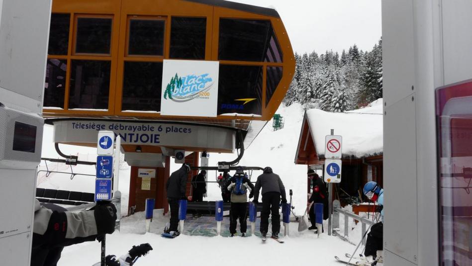 le télésiège 6 places du lac blanc