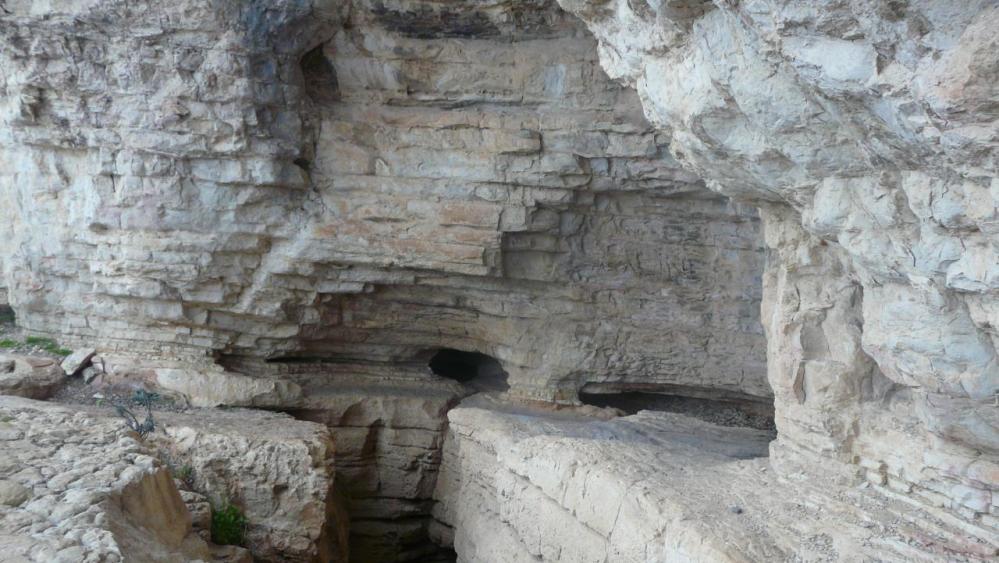 la grotte de l' Hortus (Hérault)