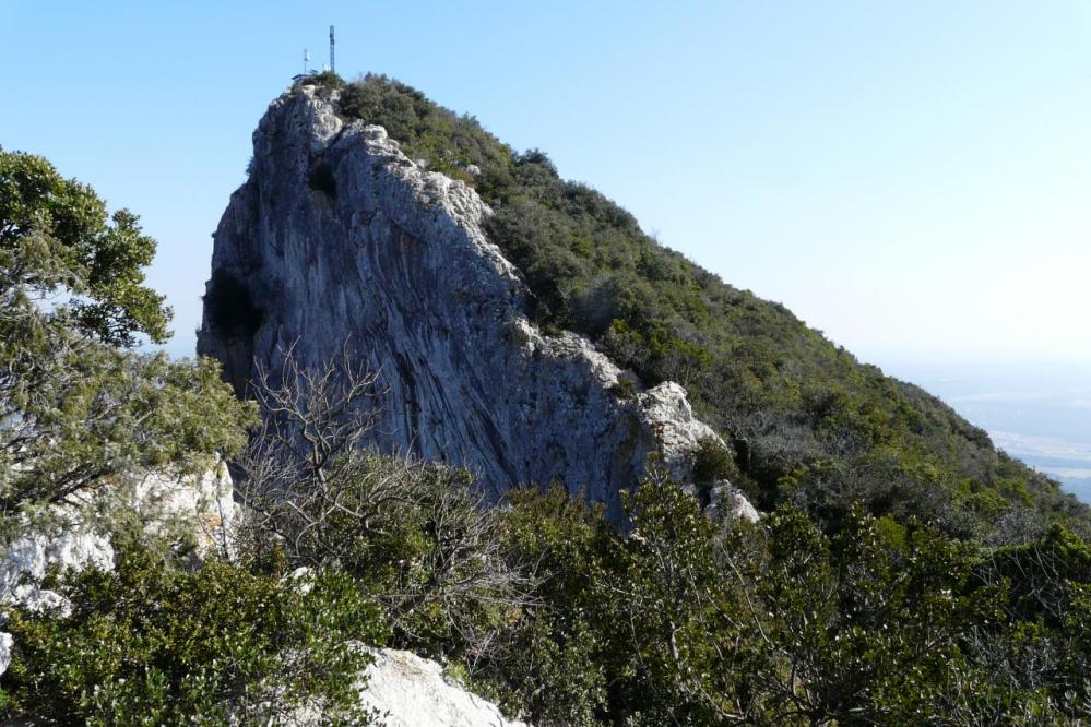 juste avant la dernière partie d' ascension du pic st Loup sous la face nord