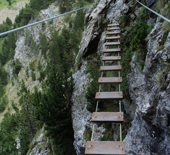 Passerelle via clots de l aspra