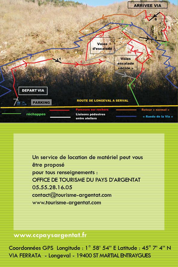 Via ferrata plaquette promotion